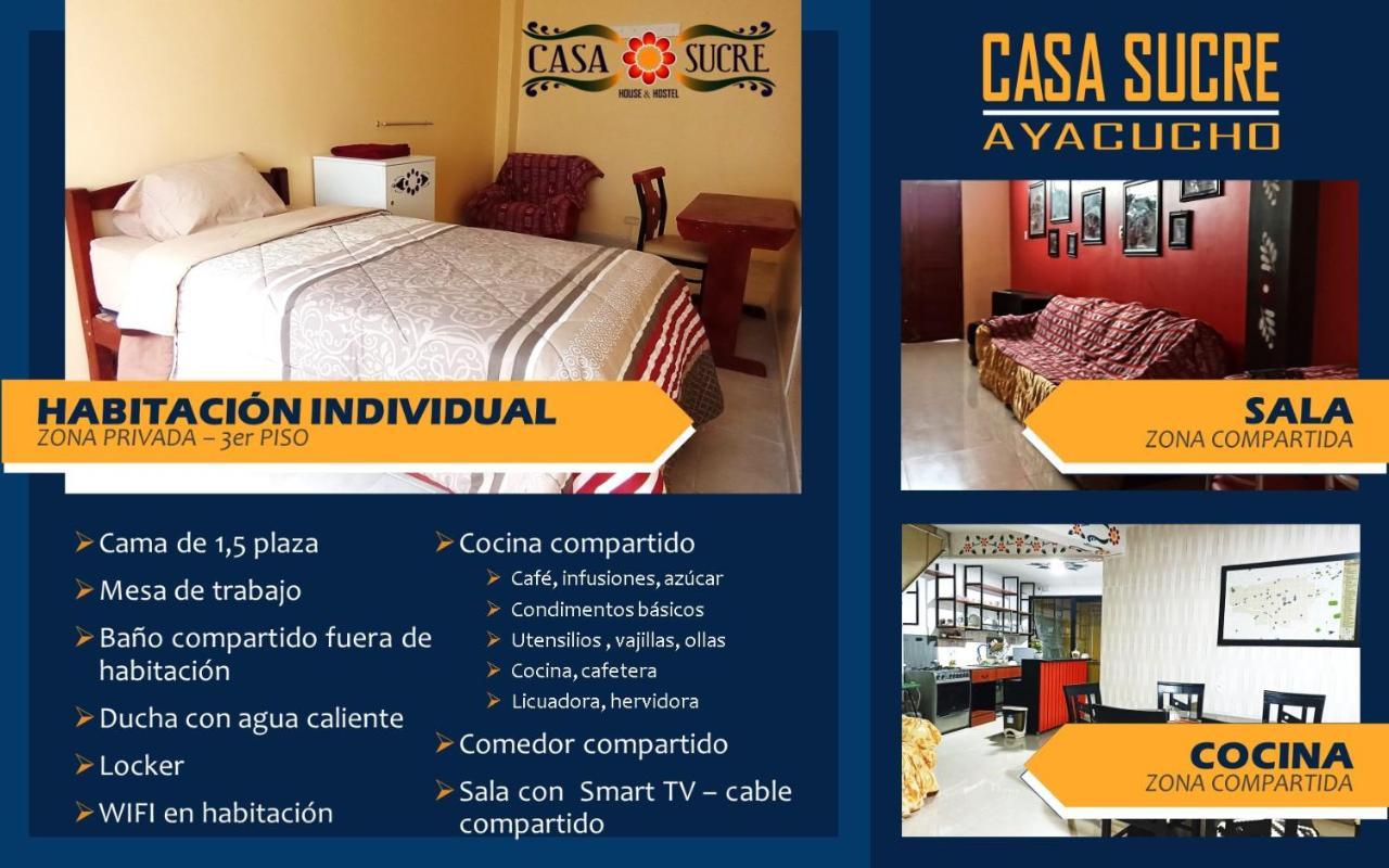 Casa Sucre Hostel Ayacucho Luaran gambar
